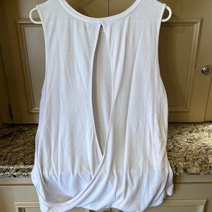Athleta essence open back draped sleeveless